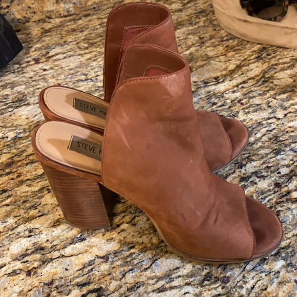 Steve Madden peep toe mules - Picture 4 of 5